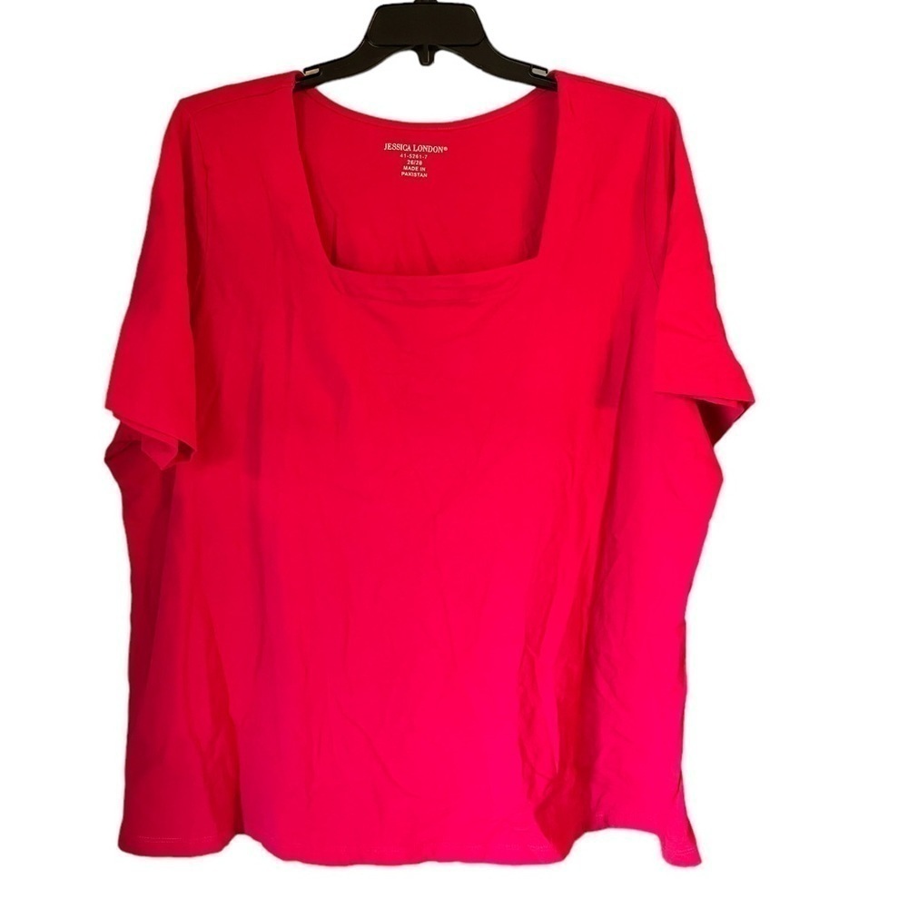 Jessica London Women’s Square Neck Plus Size Tee